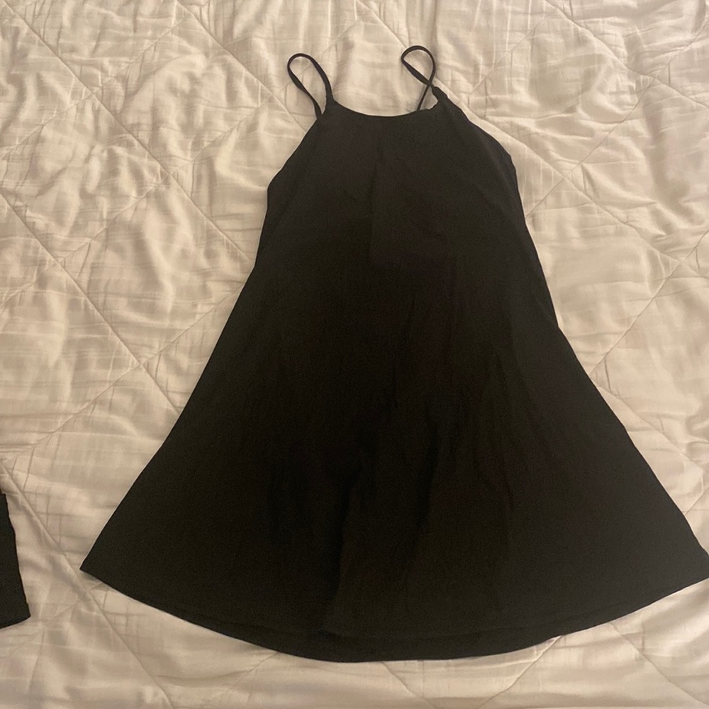 HALARA Black Cross Cross Athletic Dress